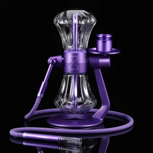 Rotate Glass Gravity Bong Glass Hookah 360° Rotation Bong In USA (Purple) - Picture 1 of 13