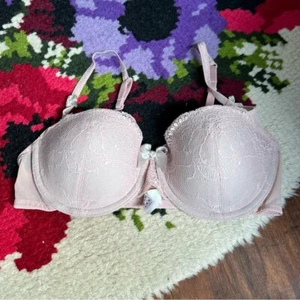DKNY Women's Size 34B Light Pink Lace Floral Underwired Bra - Picture 1 of 6