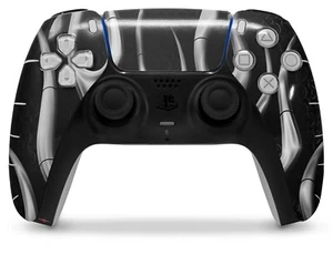 Skin Sony PS5 Controller Metal Flames Chrome - Picture 1 of 4