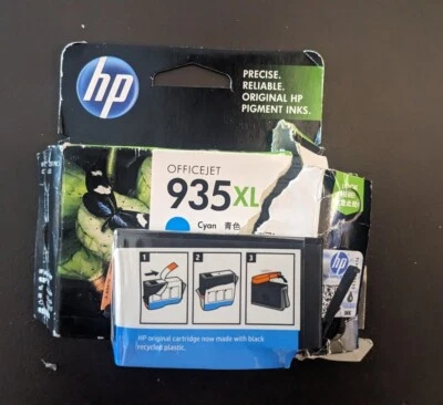 HP 935XL Cyan Ink Cartridge  - C2P24AE   NEW OPEN BOX DISCOUNT Printer Ink  - Image 1 of 4