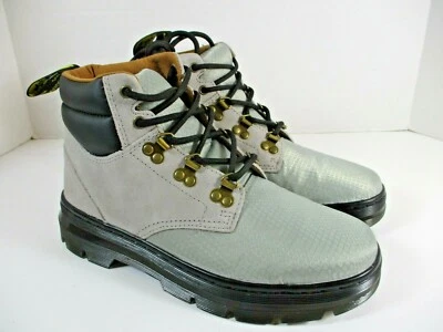 DR MARTENS Раким синий серый ромб нейлона сетки замши ripstop ботинки 9 женщин / 8 M - Изображение 1 из 4