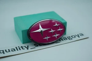 SUBARU Impreza front Emblem L'aun sport Custom Pink For GC8 / GF8　From Japan - Bild 1 von 5