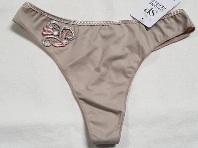 SEXY: Simone Pérèle ANDORRA String, Gr. 1 / 36-38, taupe, NEU+Etikett 27,00 EURO - Bild 1 von 4