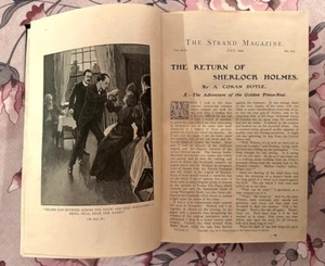 Erstdruck Sherlock Holmes A Conan Doyle - The Strand Magazine - Vol 28 1904 - Bild 1 von 15