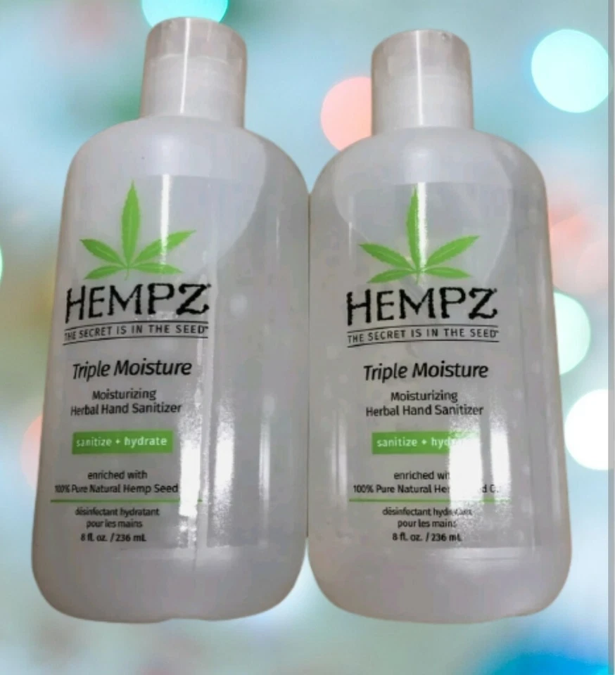 Hempz Sanitizer, Herbal Triple Moisture 8oz - PACK OF 2  - Image 1 of 1