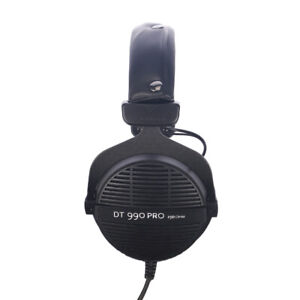 1SET Beyerdynamic DT-990-PRO-250 Studio Headphones Ninja Black With Bass Reflex