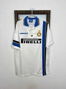 Inter Milan Away football shirt 1997 Soccer Umbro Maglia Mens Jersey Trikot XL - Picture 1 of 14