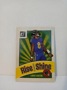 2020 Donruss Lamar Jackson Rise and Shine Magnet Baltimore Ravens No. 1 - Picture 1 of 2