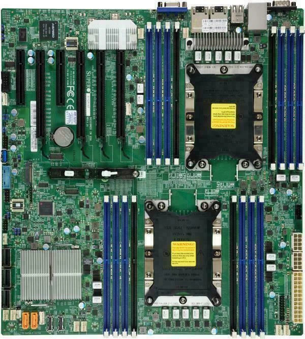 Supermicro X11DPI-N Motherboard E-ATX Intel Xeon Scalable LGA3647 Mainboard C621 - Image 1 of 1