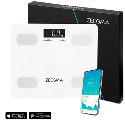 Personenwaage Digitalwaage Waage 17in1 Körperfettwaage Analysewaage bis 200kg - Bild 1 von 4