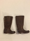 Vintage Goodrich Miniature Boots Salesman Samples Brown Hippress Boots