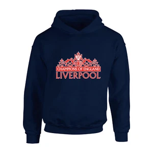 Childrens Liverpool 20 League Champions England HOODIE 2025 Shankly Red GATES BN - Picture 1 of 6