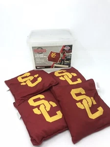 USC University Of Southern California Regulation Cornhole College Bean Bag Set - Picture 1 of 7