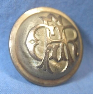 VINTAGE GAR GRAND ARMY of REPUBLIC BRASS UNIFORM BUTTON 15/16" G W SIMMONS & SON - Picture 1 of 4