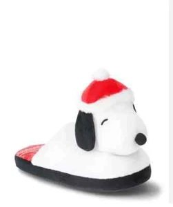 Peanuts Family Christmas Character 3D Scuff Slippers SNOOPY SIZE7/8 toddler - Picture 1 of 1