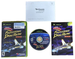 IHRA Professional Drag Racing 2005 Xbox Video Game w Manual In Cracked Case 2004 - Picture 1 of 9