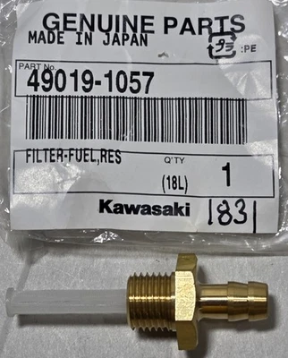 1 Новый Kawasaki VN Vulcan 1500 KLX250S KLX250SF KLX650 топливный фильтр OEM 49019-1057 - Изображение 1 из 2