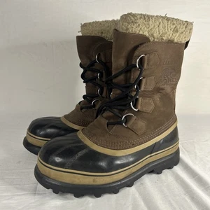 Botas de nieve impermeables Sorel Caribou para hombre talla 8 aisladas NM1000-238 - Imagen 1 de 11