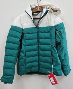 Giacca imbottita Helly Hansen Imperial Med smeraldo outdoor neve sci campeggio nuova con etichette  - Foto 1 di 12