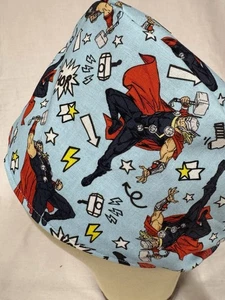 Men/Women Surgical Scrub Cap Lined Comics 100% Cotton - Picture 1 of 3