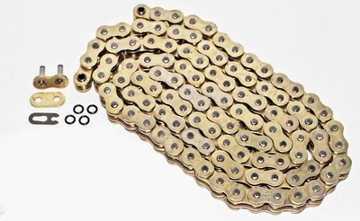 1987-1988 / 1997-2014 Yamaha YZ125 Gold O Ring Chain 112L - Image 1 of 2