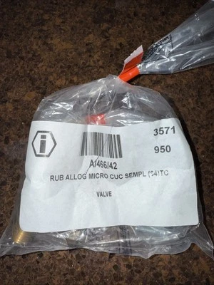 ILVE A/466/42 Rub Allog Micro Cuc Sempl Valve-new In Sealed Package-OEM - Image 1 of 2