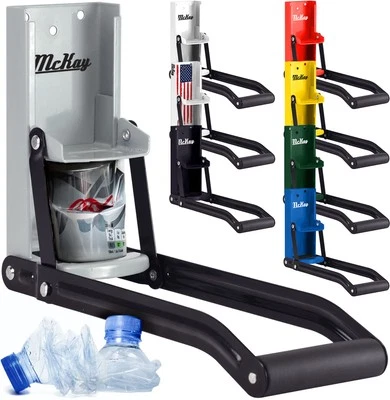 Mckay 16 OZ. Trituradora de latas de metal, trituradora de latas montada en la pared, trituradora de latas Foto 1 de 4