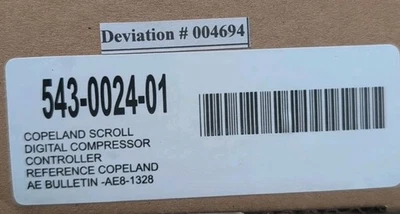 Copeland Scroll Digital Compressor Controller 543-0024-01 - Image 1 of 2