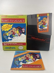 Kung Fu Heroes - Nintendo NES 1988 (CIB) Complete in Box W Manual 