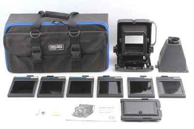 New Bellows [ N MINT+++ w/ Rare Bag ] Toyo Field 45A + Focusing Hood from JAPAN - Image 1 of 4