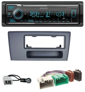 Kenwood Bluetooth MP3 DAB USB Autoradio für Volvo S60 S70 C70 V70 00-03 dunkelgr - Bild 1 von 8