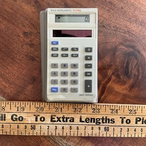 Vintage Texas Instruments TI-1706 Light Powered Calculator - Working - Picture 1 of 1