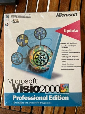 Microsoft Visio 2000 Professional Edition - Für schnelle effiziente IT-Diagramme - Bild 1 von 2