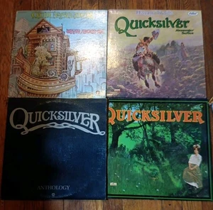 4 Quicksilver Messenger Service LPs:Anthology,What About Me, Happy Trails,Shady - Picture 1 of 22