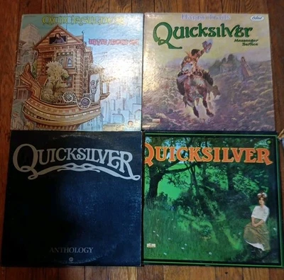 4 Quicksilver Messenger Service LPs:Anthology,What About Me, Happy Trails,Shady - Image 1 of 4