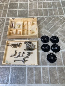 Vintage Singer 401a Sewing Machine Accessories Box, Attachments, Cams 1-5 - Picture 1 of 7