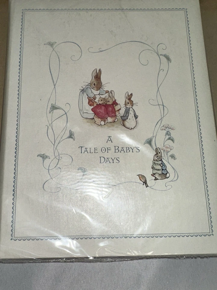 Libro de bebé de colección Beatrix Potter Peter Rabbit 1976 A Tale of Baby’s Days sin usar nuevo en caja Foto 1 de 4