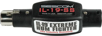 Sescom Il 19 Ss In Line Xlr Male To Female Audio Hum Eliminator Cable - Image 1 of 2