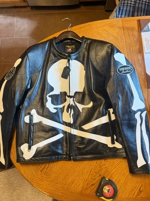 Chaqueta de motociclista Vanson x Mastermind Japón grande nueva con etiquetas edición limitada Foto 1 de 4
