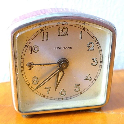 guter, handlicher JUNGHANS VINTAGE WECKER ,  Zustand und Funktion gut - Bild 1 von 4