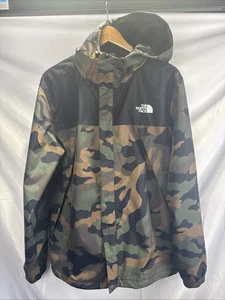 The North Face Mountain Jacket Large Camo Hooded Dry Vent. - Picture 1 of 13