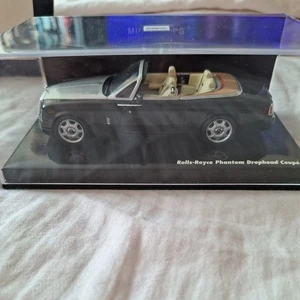 Minichamps 1/43 Rolls-Royce Phantom Drophead Coupe Black Metallic 436 134730 - Picture 1 of 17