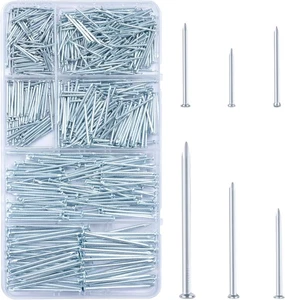 KURUI 700pcs Hardware Nails for Hanging Pictures, Up to 2"-Long Finish Silver  - Picture 1 of 7