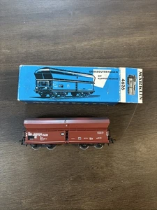 Marklin 4626 HO Scale DB High-Capacity Freight w/ Hinged Roof Covers EX/Box - Picture 1 of 9