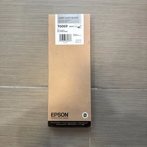 01-2018 ORYGINALNY EPSON T6069 JASNOCZARNY 220ml K3 INK STYLUS PRO 4800 4880 - Zdjęcie 1 z 2