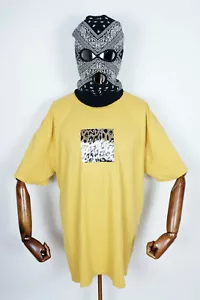 Huf Worldwide Skateboard T-Shirt Tee Panthera Box Logo Sauterne In XXL - Picture 1 of 1
