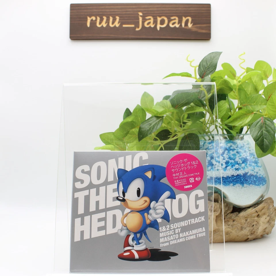 Sonic The Hedgehog 1 and 2 Soundtrack 3CD OST POCS-21032 From Japan NEW - Image 1 of 3