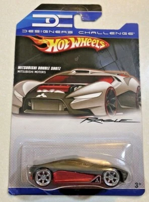 Hot Wheels Mitsubishi Double Shotz Designer's Challenge 2007 #M3319 negro muy buen estado Foto 1 de 2