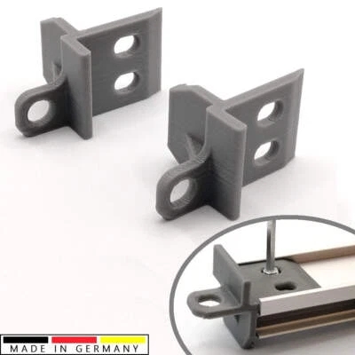 PRINTBTW 2 uds fijación de barra de tracción de repuesto adecuada para barra de rodadura IKEA Kvartal - reforzada