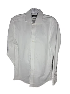 Lauren Ralph Lauren Black Label Mens Dress Shirt Regular fit White 16 34/35 New - Picture 1 of 4